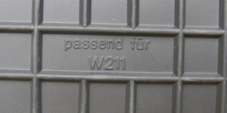 Covorase cauciuc Mercedes E W211, CLS [2]