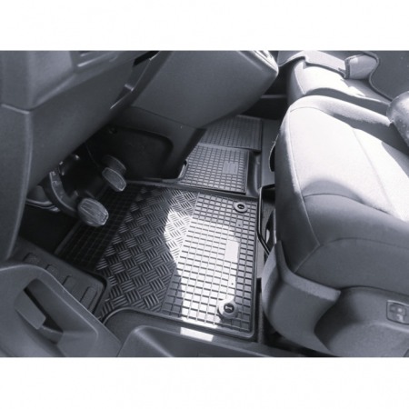 Covorase cauciuc auto dedicate - Covorase cauciuc speciale Opel Zafira Life, 2024-prezent, 3 locuri in fata, Rigum Cehia