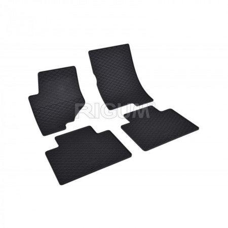 Covorase cauciuc auto dedicate - Covorase cauciuc Ssangyong Musso Pick Up (Q200), 2018-prezent, Rigum (5 locuri)