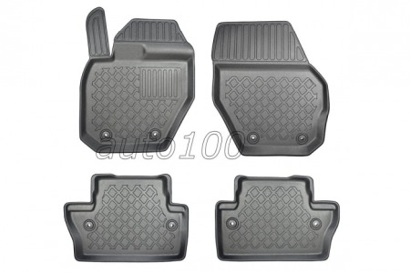 Covorase cauciuc auto dedicate - Covorase cauciuc tip tavita dedicate Volvo V60 2010-2018 / Volvo S60 2010-2018;