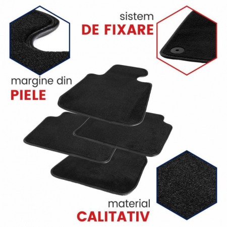 Covorase auto mocheta - Covorase cauciuc Toyota Hilux caroserie SUV fabricatie 2012 - prezent