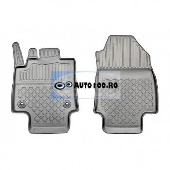 Covorase cauciuc auto dedicate - Covorase Toyota RAV4 V tip tavita (cutie viteze manuala) sofer+pasager