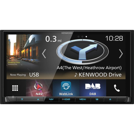 DNX-8180DABS SISTEM 2DIN KENWOOD DE 7" CU NAVIGATIE, DVD, DAB+, CONTROL SMARTPHONE [1]