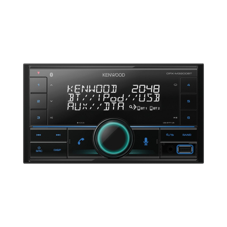 Multimedia/Playere auto - DPX-M3200BT 2DIN RADIO CU USB/BLUETOOTH KENWOOD, MULTICOLOR