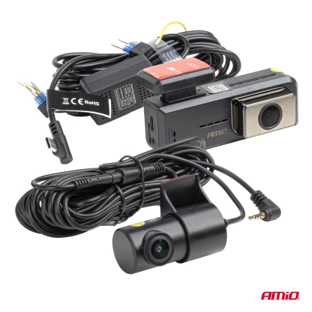 DVR auto cu doua camere 2K + 1K WLAN 512GB WIFI Full HD AMIO-04800 [5]
