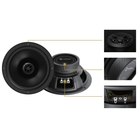 Car Audio/Difuzoare - EL-X165S DIFUZOARE COAXIALE RAINBOW DE 16.5CM, 40W RMS