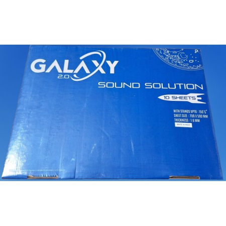 Car Audio/Insonorizant auto - Galaxy Pachet Paramat de 10 coli, grosime 1,6mm, 700*500mm, 3.5mp