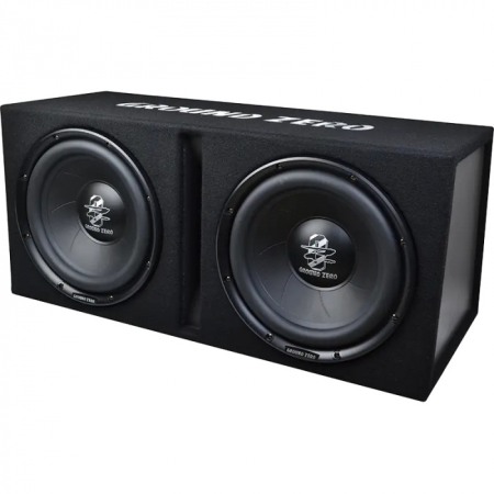 GZIB 2.30BR SUBWOOFER GROUND ZERO IN INCINTA DUBLA DE 12″ (2x30CM), 700W RMS [1]