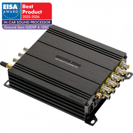 Amplificatoare - GZDSP 6-10SQ PROCESOR DE SEMNAL DIGITAL GROUND ZERO CU 10 CANALE