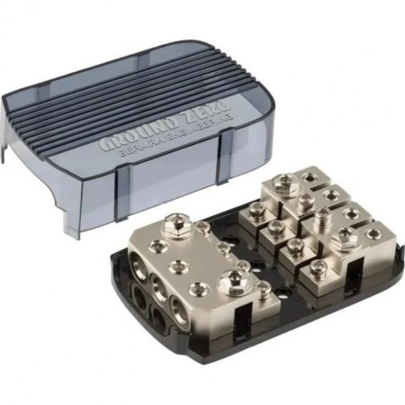 GZFH 3.50/4.20 Suport de siguranțe Ground Zero ANL/Mini-ANL și distribuitor alimentare  [1]