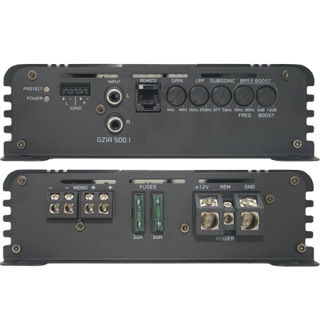 GZIA 500.1 AMPLIFICATOR MONO GROUND ZERO, 1500W [1]