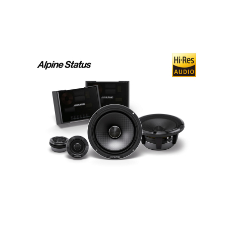 Car Audio/Difuzoare - HDZ-65C DIFUZOARE COMPONENTE HI-RES ALPINE STATUS DE 16.5CM, 100W RMS 
