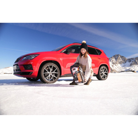 Huse antiderapante ISSE Super, alb cu portocaliu [3]