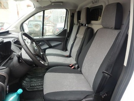 Huse scaun auto dedicate - Huse scaune auto dedicate pentru Ford Transit Mk8 3 locuri 2014-