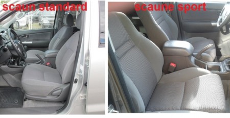 Huse scaune auto dedicate pentru Toyota Hilux N70 facelift [4]