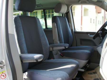 Huse scaune auto dedicate pentru Volkswagen T5 Doka 6 locuri [4]