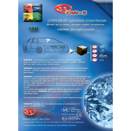 Parcare & monitorizare/Accesorii - ICB1 2022 MODUL CAN BAS VEGA ELECTRICA