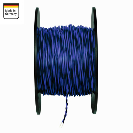IKV050-BL-150 Rola de 150m cablu rasucit Ampire pentru difuzoare, 2x0.5mm² [1]