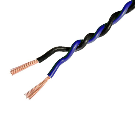 Car Audio/Cabluri conectare/Cabluri boxe - IKV150-BL-60 Rola de 60m cablu cupru rasucit Ampire pentru difuzoare, 2x1.5mm²