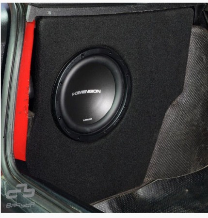 Incinta subwoofer VW Golf III  pentru difuzor 200mm pe stanga [4]