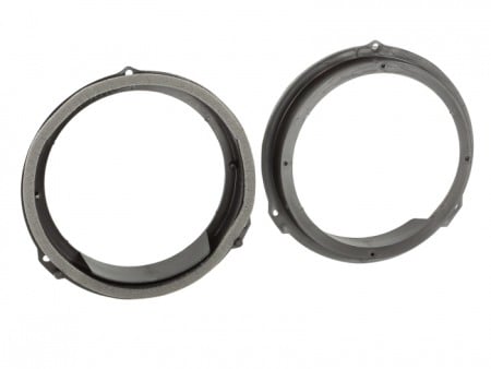 Accesorii Sisteme Audio - Inele Adaptoare Difuzoare Auto pentru Dacia Sandero/Stepway 3 2022-2023 Față/Spate 165mm - Montaj Perfect și Sunet Superior
