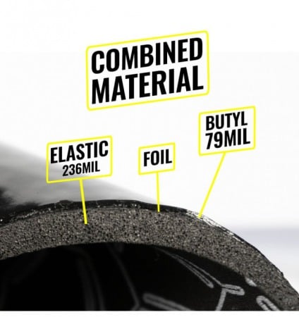 Insonorizant Auto - Insonorizant multistrat CTK SANDWICH 8.0mm 370*500 folie