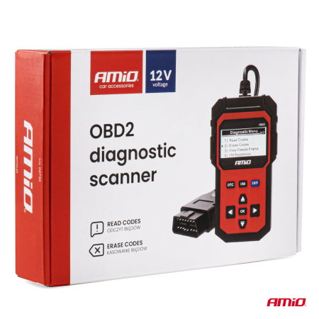 Interfață de diagnosticare pentru tester de scanare AMiO OBD2 AMIO-04730 [1]