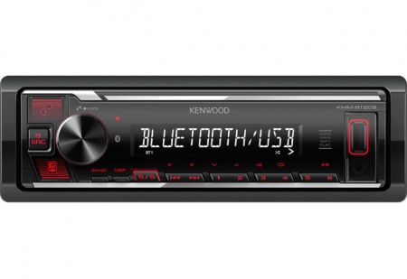 CD Playere Auto - KMM-BT209 RADIO CU USB/BLUETOOTH KENWOOD, ROSU