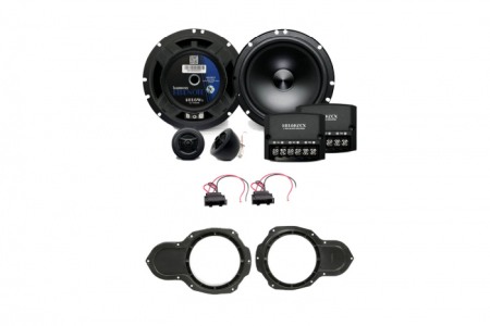 Pachete Audio - Kit boxe Harmony cu inele si adaptor cablu VW Passat B6 fata