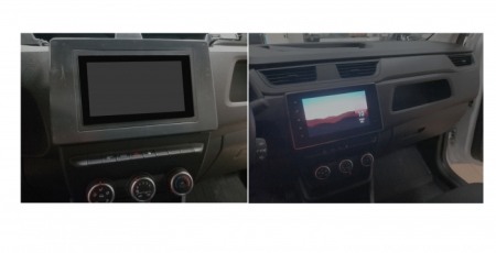 Kit fixare radio 2DIN + 2 rame Renault Express dupa 2021 [1]