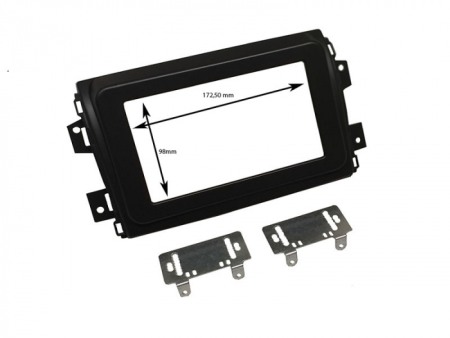 Accesorii Sisteme Audio - Kit fixare radio 2DIN Fiat Ducato dupa 2021, negru, 172,5mm x 98mm