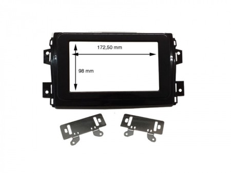 Accesorii Sisteme Audio - Kit fixare radio 2DIN Fiat Ducato dupa 2021, negru lucios, 172,5mm x 98mm