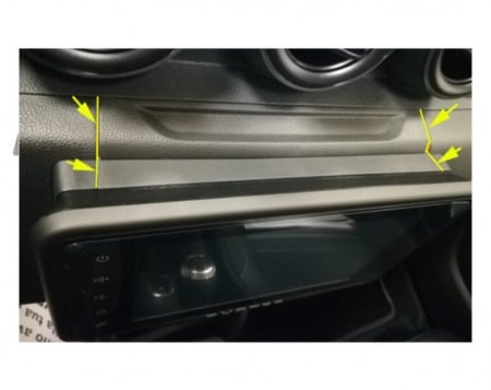 Kit fixare radio 2DIN negru cu 2 rame Dacia Duster 2022- [1]