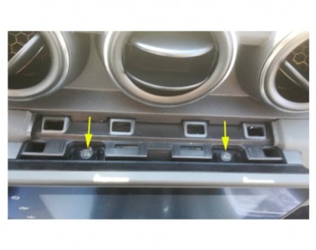 Kit fixare radio 2DIN negru cu 2 rame Dacia Duster 2022- [3]