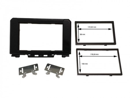 Accesorii Sisteme Audio - Kit fixare radio 2DIN negru lucios + 2 rame Suzuki Jimny dupa 2018