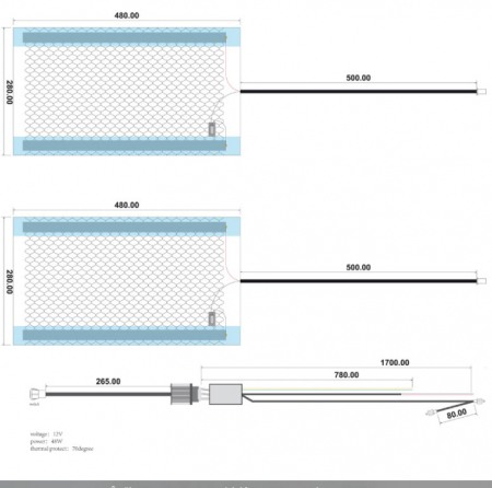 HEAT302 Rezistente electrice de carbon Ampire in 3 trepte [1]