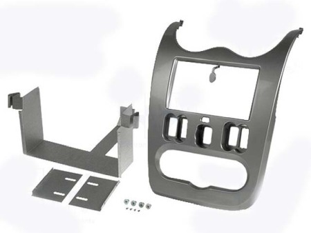 Accesorii Sisteme Audio - Kit rama radio 2DIN Dacia dupa 2011, gri