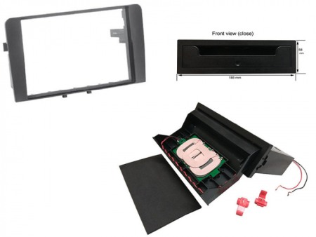 Accesorii Sisteme Audio - Kit rama radio cu incarcator fara fir Audi A3