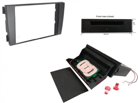 Accesorii Sisteme Audio - Kit rama radio cu incarcator fara fir Audi A6 2002-2005
