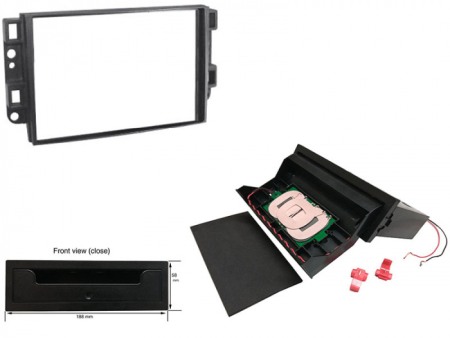 Accesorii Sisteme Audio - Kit rama radio cu incarcator fara fir Chevrolet Aveo, Captiva, Epica