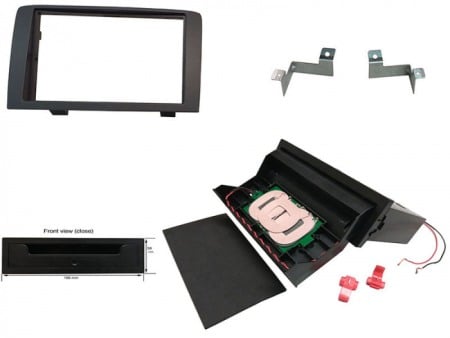 Accesorii Sisteme Audio - Kit rama radio cu incarcator wireless Fiat Idea 2005-
