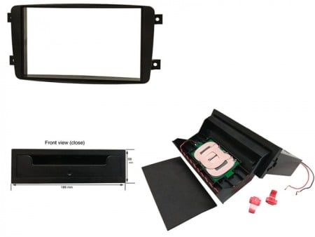 Accesorii Sisteme Audio - Kit rama radio cu incarcator wireless Mercedes C-Class, G-Class, Vito/Viano