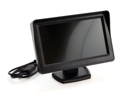 Kit senzori de parcare TFT01 de 4,3" cu cameră HD-315-LED, 4 senzori, negru [3]