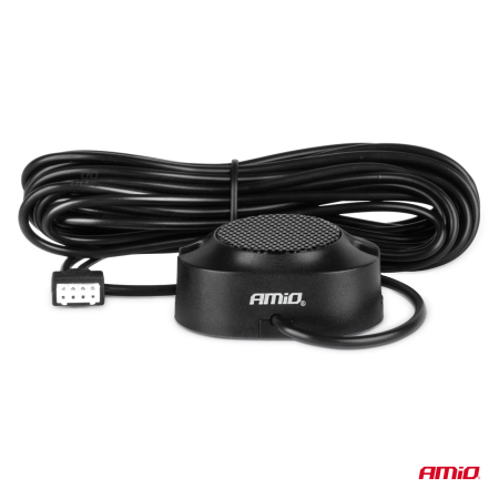 Kit senzori parcare marșarier cu buzzer, 8 senzori, argintiu, AMIO-01596 [1]