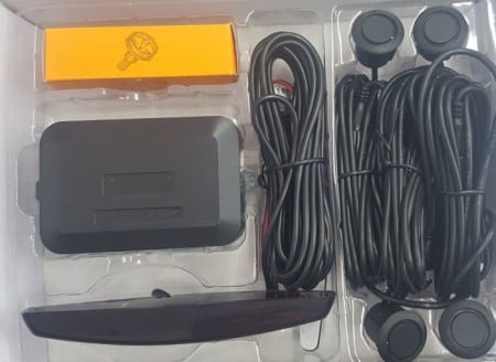 Senzori parcare auto - Kit senzori parcare negru mat CarVision SP001