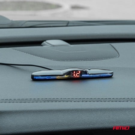 Kit senzori parcare, senzori marșarier MAX LED, 4 senzori albi -02289 [1]