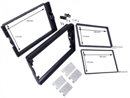 Accesorii Sisteme Audio - Kit universal instalare radio 9 inchi 183×113 mm cu inclinare