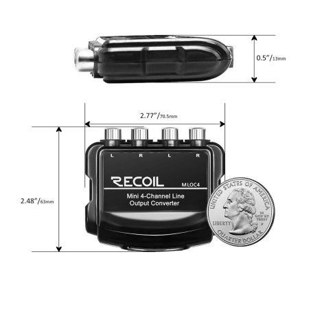 MLOC4 Adaptor de nivel Recoil pe 4 canale [1]