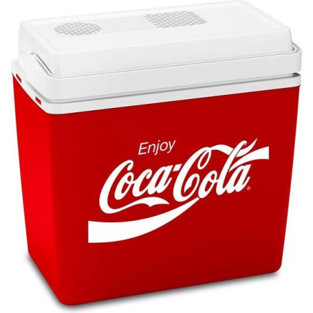 Sisteme de racire/Lazi frigorifice - MM24 DC Cutie termoelectrica Mobicool stil Coca-Cola, 12 V, 21 litri