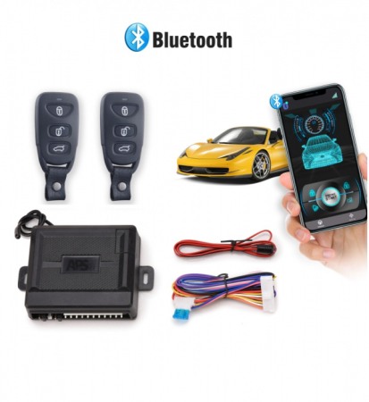Electrice, Electronice Auto - Modul Închidere Centralizată cu Bluetooth și 2 Telecomenzi - Control Fără Cheie pentru Mașină